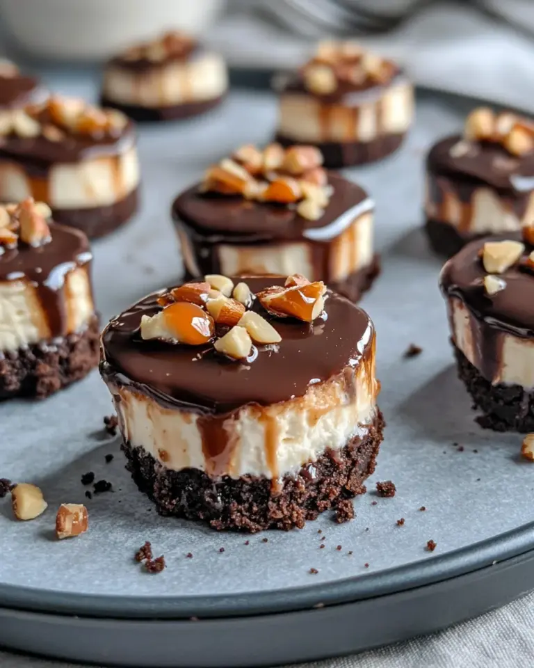 Homemade No-Bake Chocolate Caramel Cheesecake Bites photo