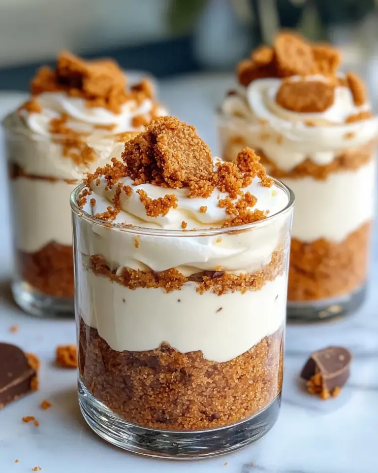 Homemade No-Bake Lotus Biscoff Cheesecake Dome Cups photo