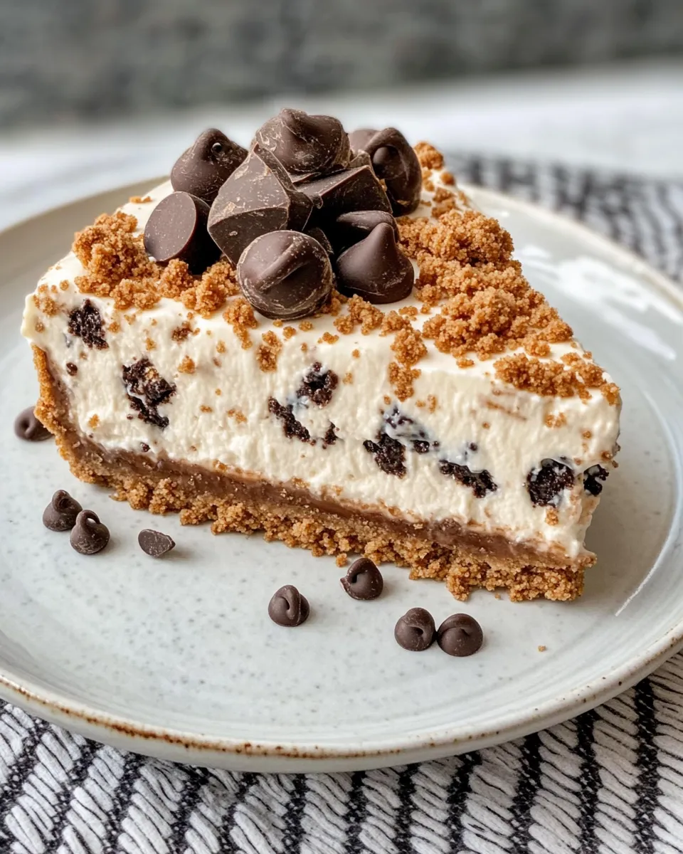 Homemade No Bake Cookie Dough Cheesecake photo