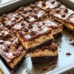 Delicious Peanut Butter Cup Cheesecake Brownies photo