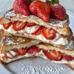 Homemade Strawberry Cheesecake Stuffed French Toast photo