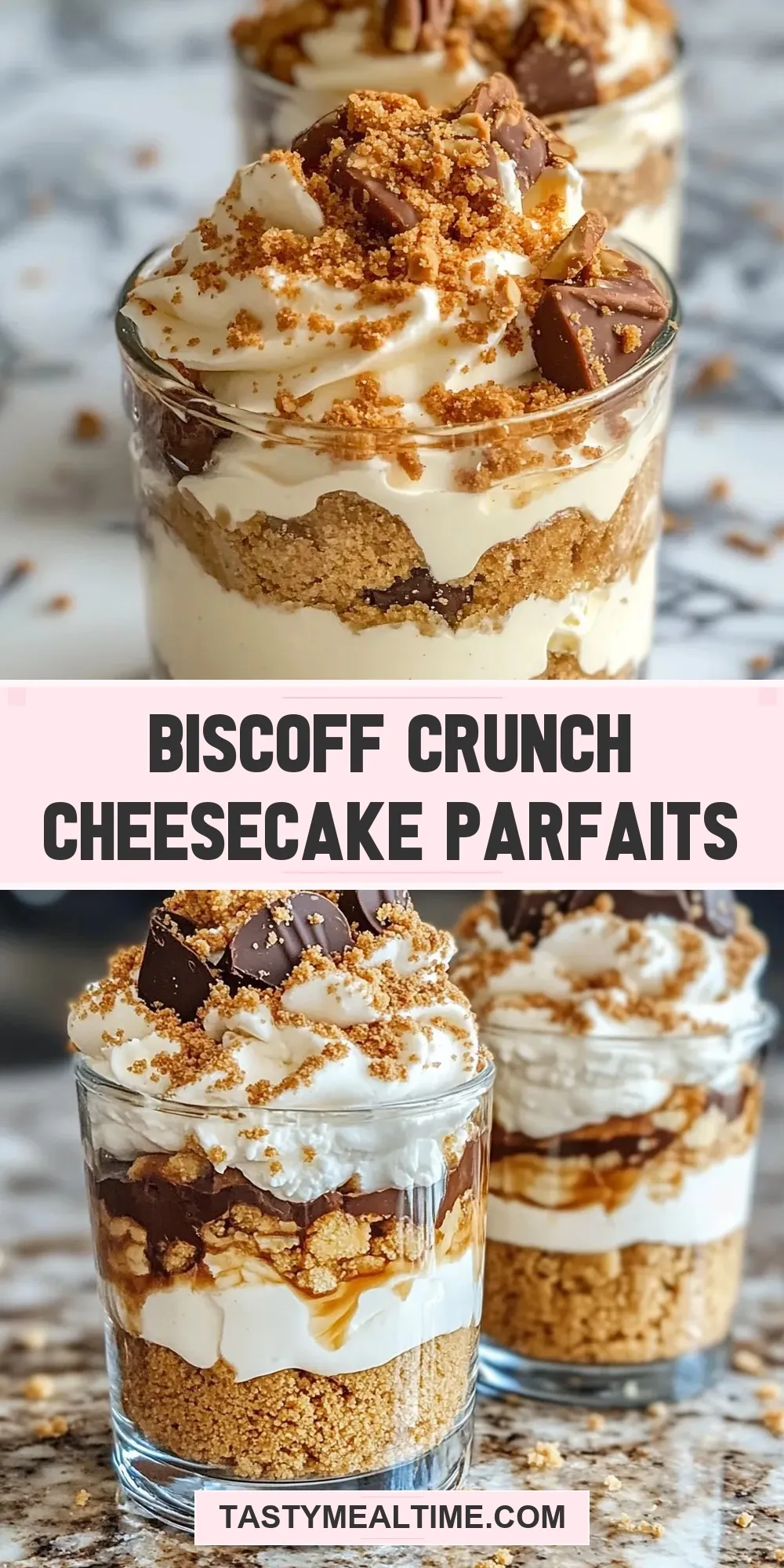 How To Make Irresistible Biscoff Crunch Cheesecake Parfaits