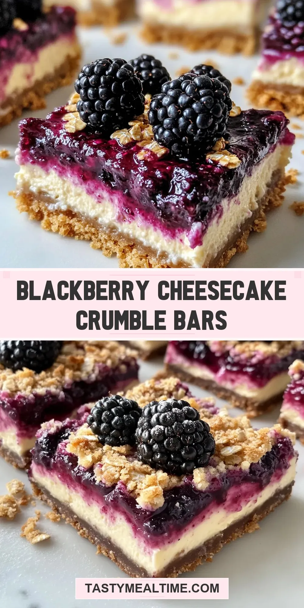 How To Make Irresistible Blackberry Cheesecake Crumble Bars