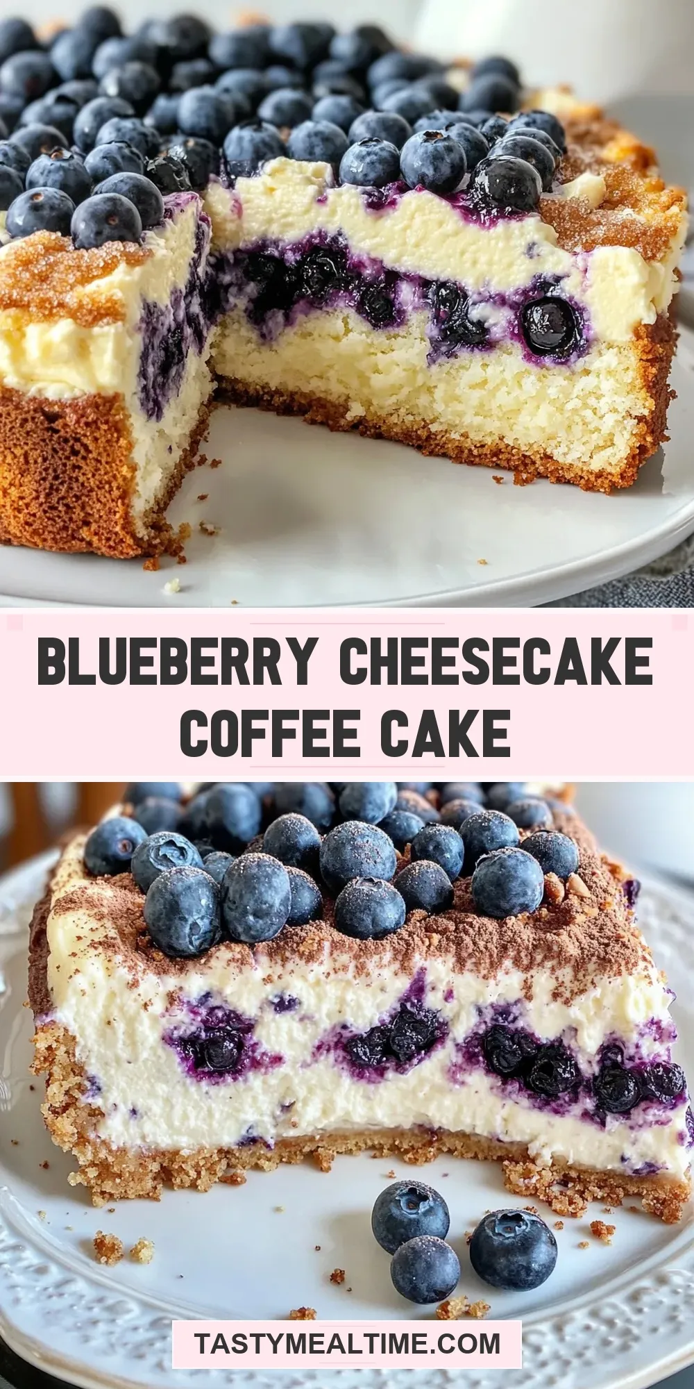 How To Make Tasty Blueberry Cheesecake Coffee Cake