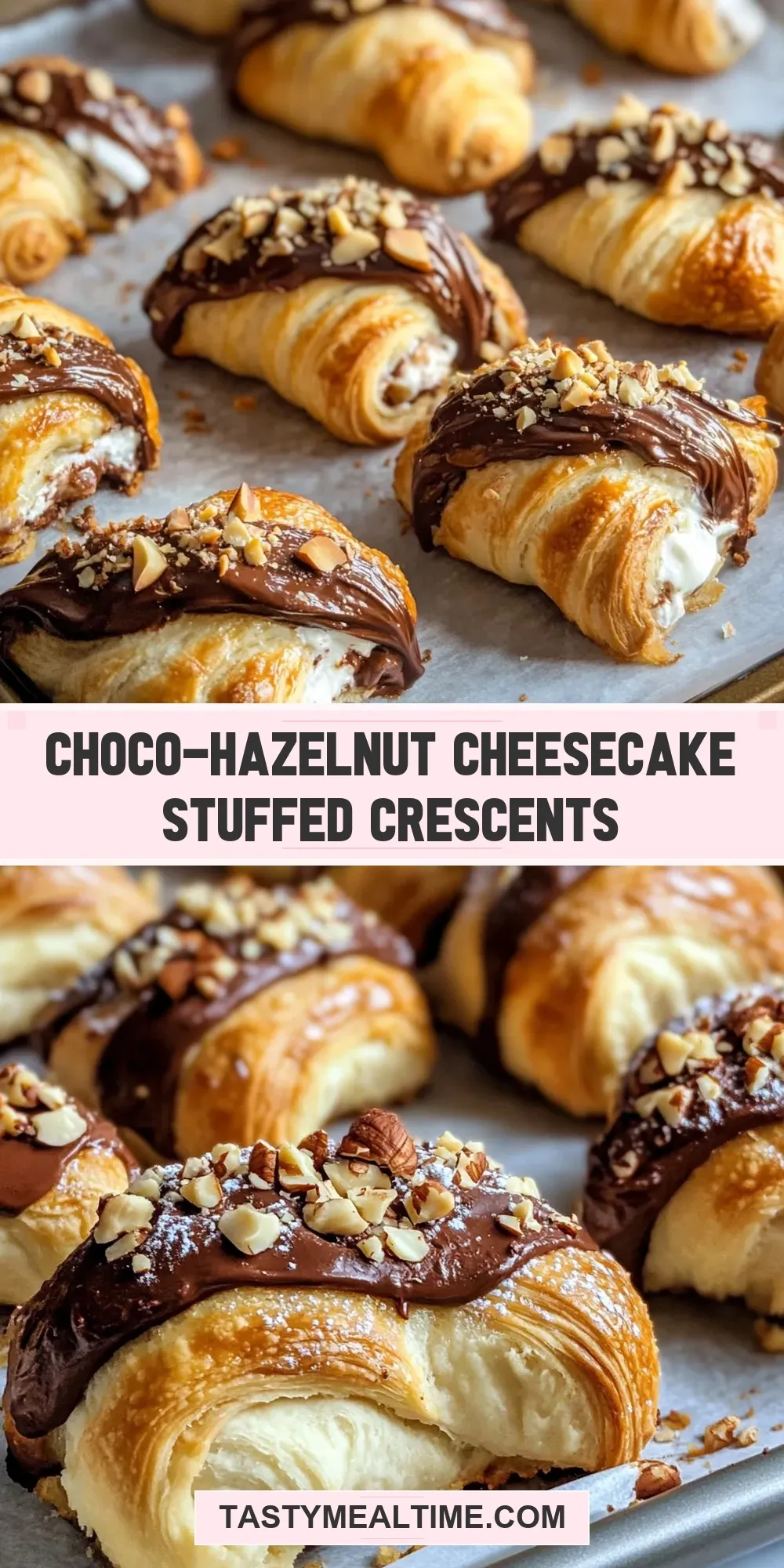 Easy Choco-Hazelnut Cheesecake Stuffed Crescents Recipe