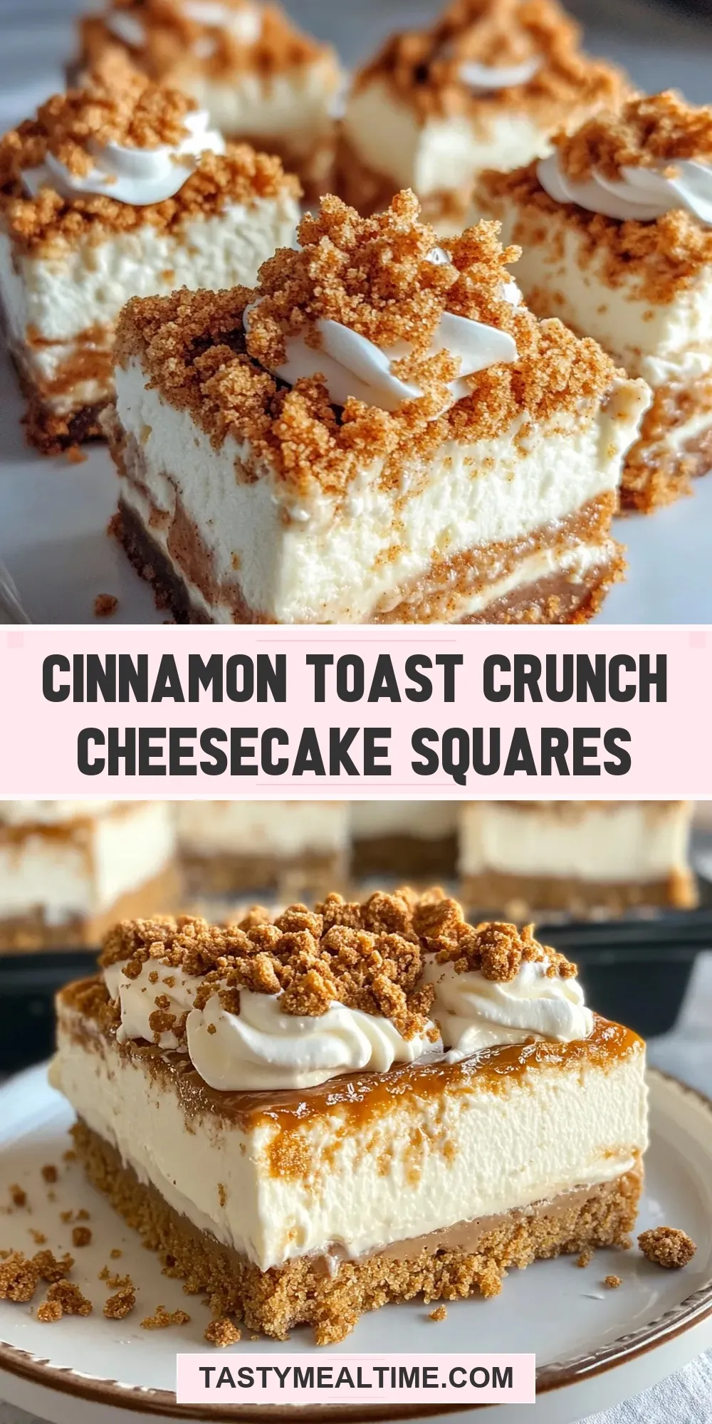 Easy Cinnamon Toast Crunch Cheesecake Squares Recipe