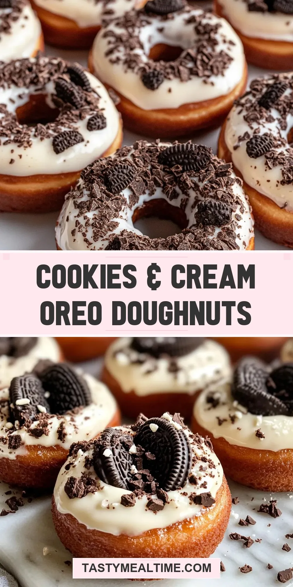 The Best Cookies & Cream Oreo Doughnuts Ever