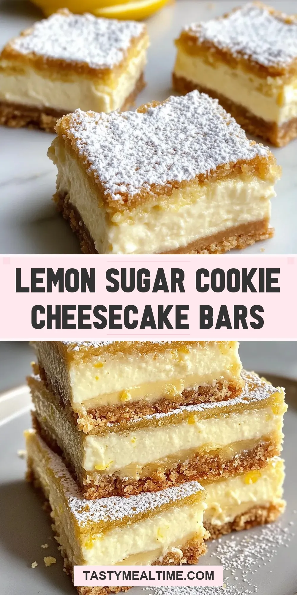 How To Make Simple Lemon Sugar Cookie Cheesecake Bars