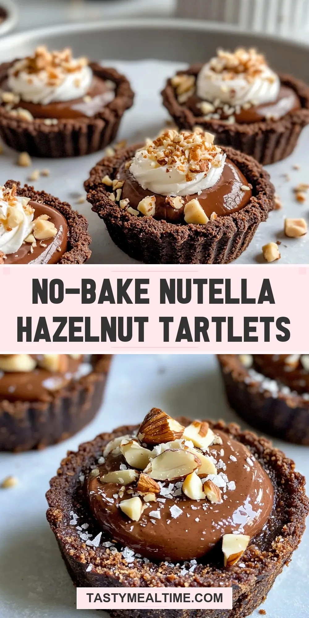 No-Bake Nutella Hazelnut Tartlets Recipe