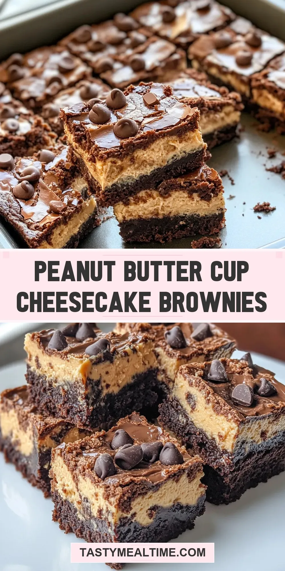 Peanut Butter Cup Cheesecake Brownies Recipe