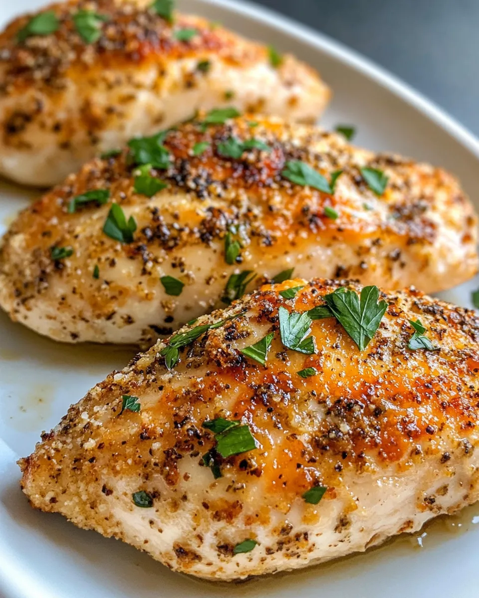 Homemade Baked Chicken with Parmesan Crust photo