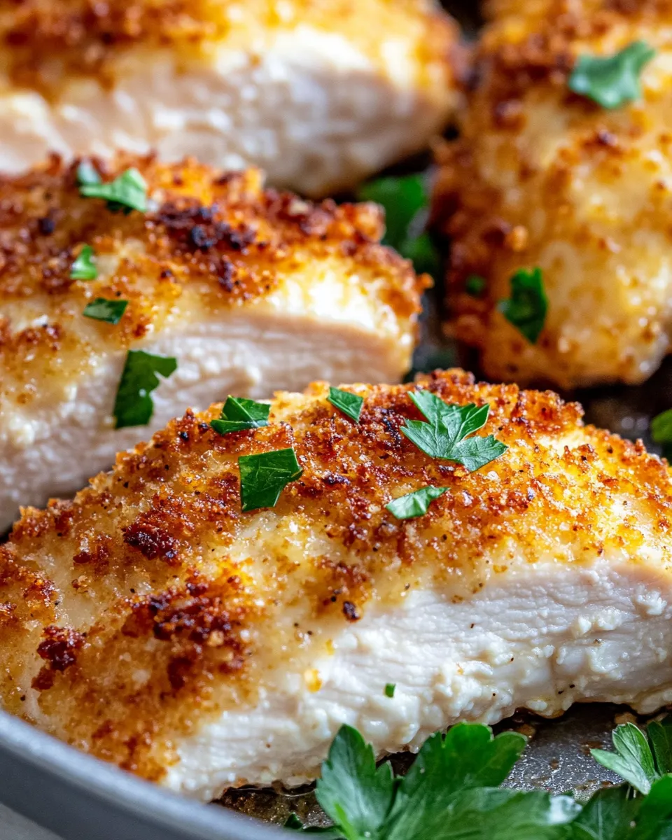 Classic Baked Chicken with Parmesan Crust image