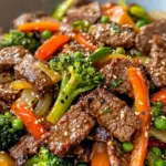Homemade Beef and Vegetable Stir Fry photo