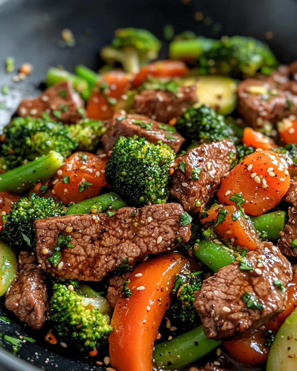 Classic Beef and Vegetable Stir Fry image