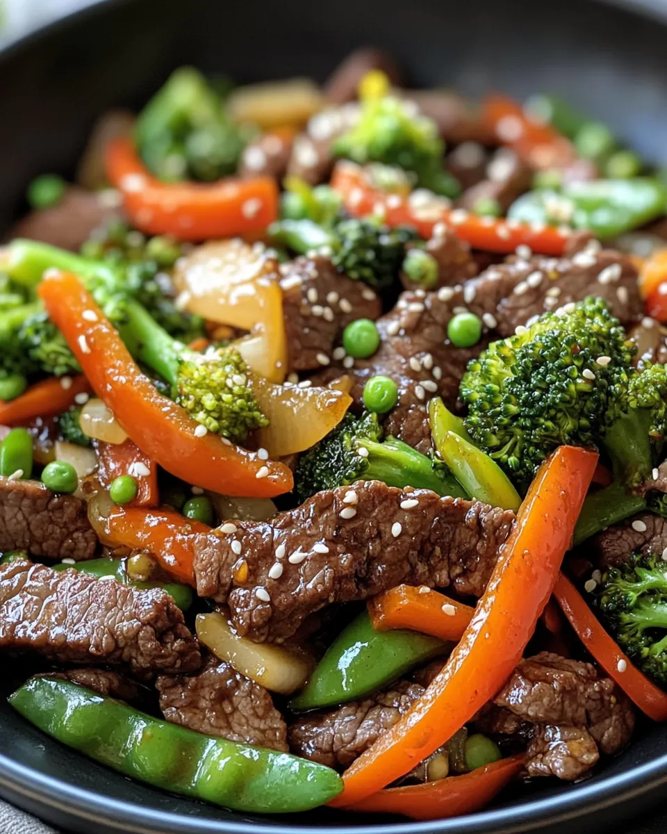 Easy Beef and Vegetable Stir Fry recipe photo