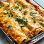 Homemade Cheesy Chicken Enchilada Casserole photo