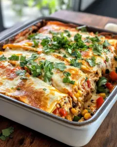 Homemade Cheesy Chicken Quesadilla Bake recipe photo