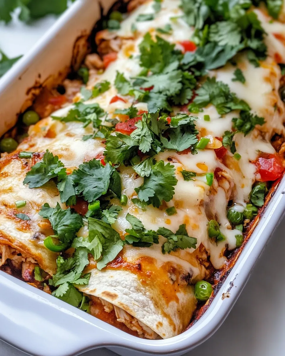 Classic Cheesy Chicken Quesadilla Bake dish photo