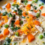 Homemade Cheesy Chicken and Rice Soup photo