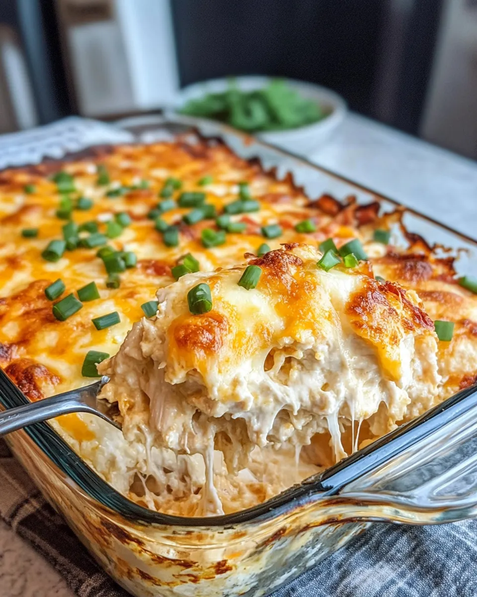 Homemade Cheesy Hash Brown Chicken Bake photo
