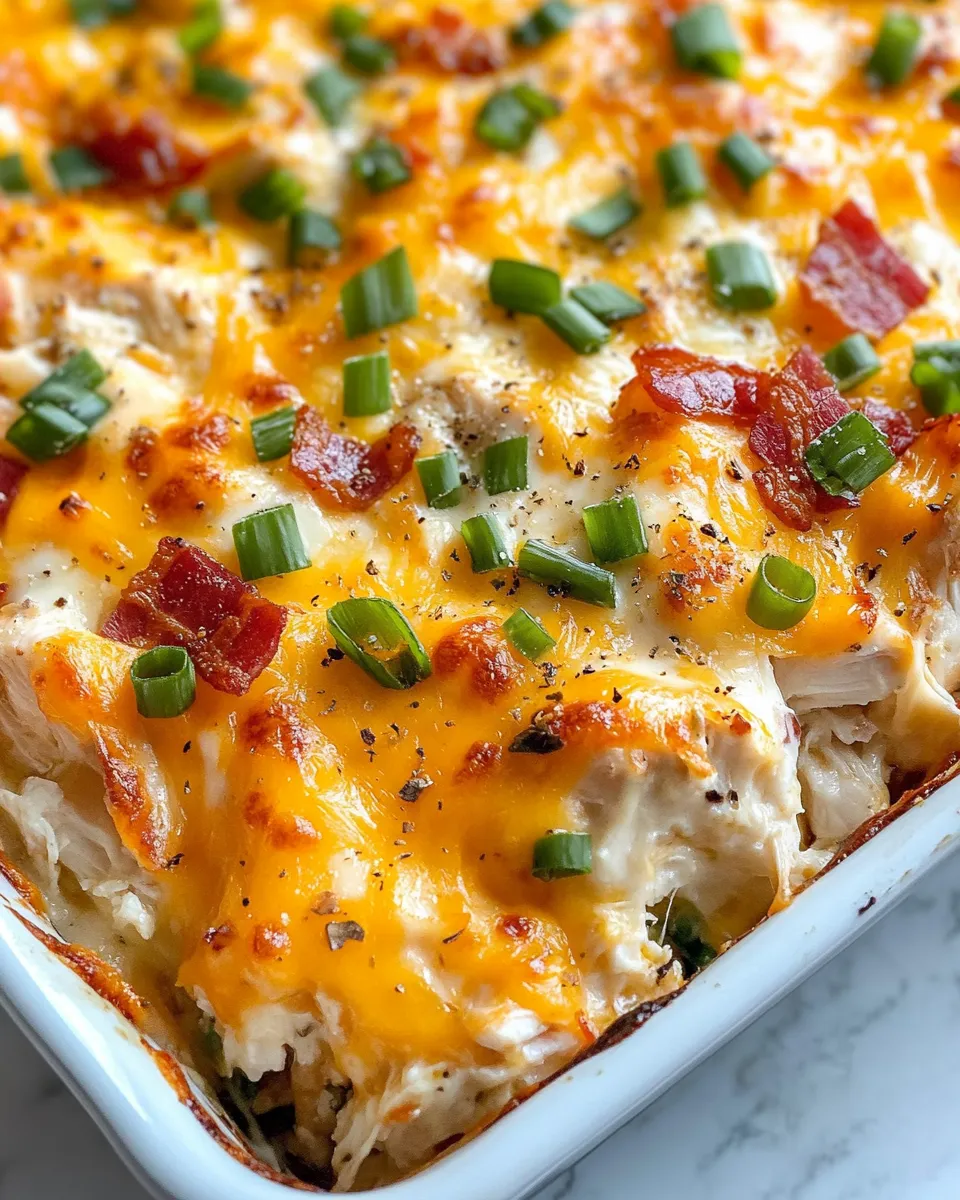 Classic Cheesy Hash Brown Chicken Bake image