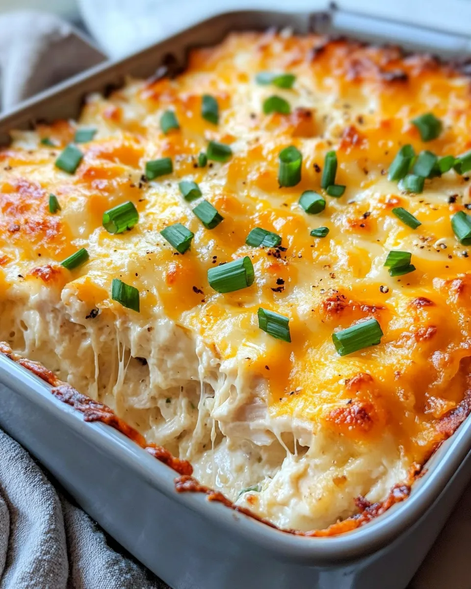 Delicious Cheesy Hash Brown Chicken Bake dish photo