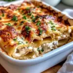 Homemade Chicken Alfredo Lasagna Roll Ups recipe photo