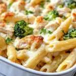 Homemade Chicken Alfredo Pasta Bake photo