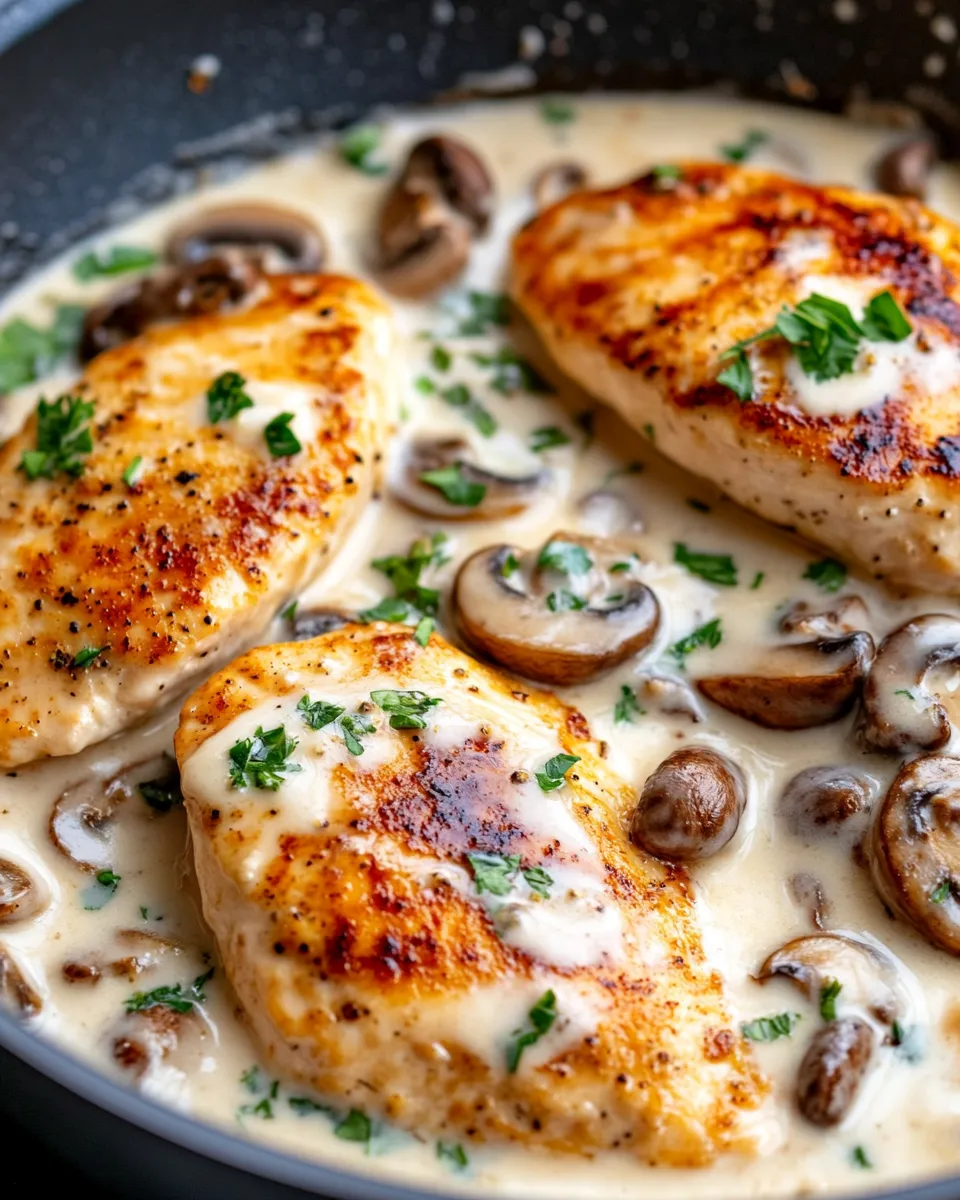 Easy Chicken Marsala with Cream Sauce recipe photo