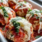 Homemade Chicken Parmesan Meatballs recipe photo