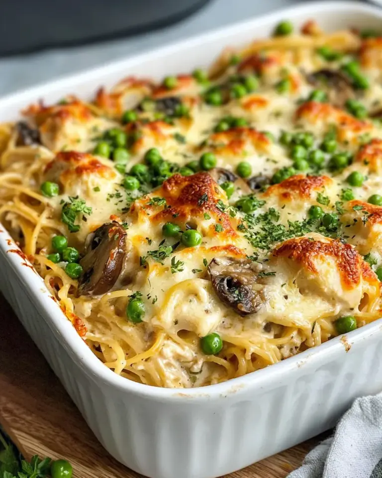 Homemade Chicken Tetrazzini Casserole photo