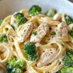 Homemade Chicken and Broccoli Alfredo photo
