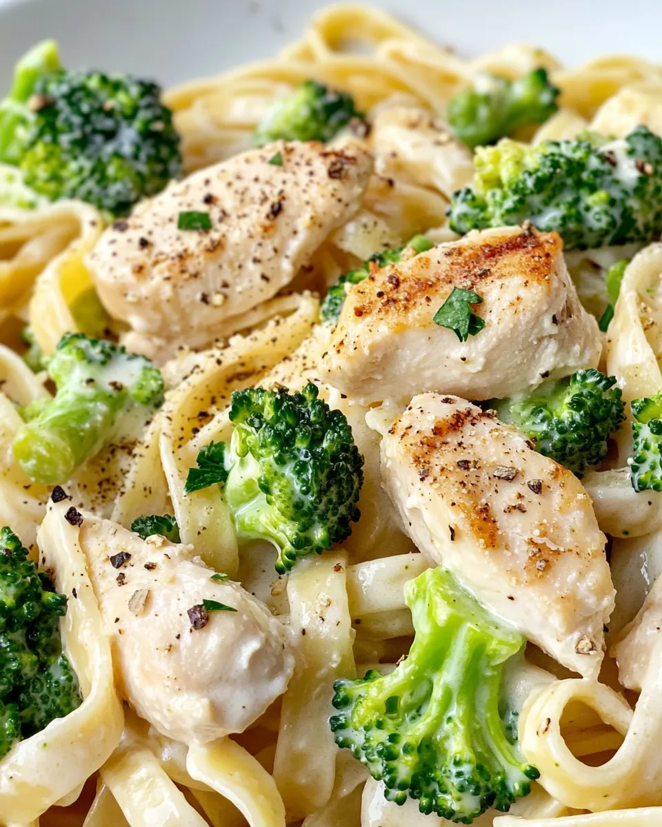 Easy Chicken and Broccoli Alfredo recipe photo