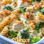 Homemade Chicken and Broccoli Alfredo Bake recipe photo