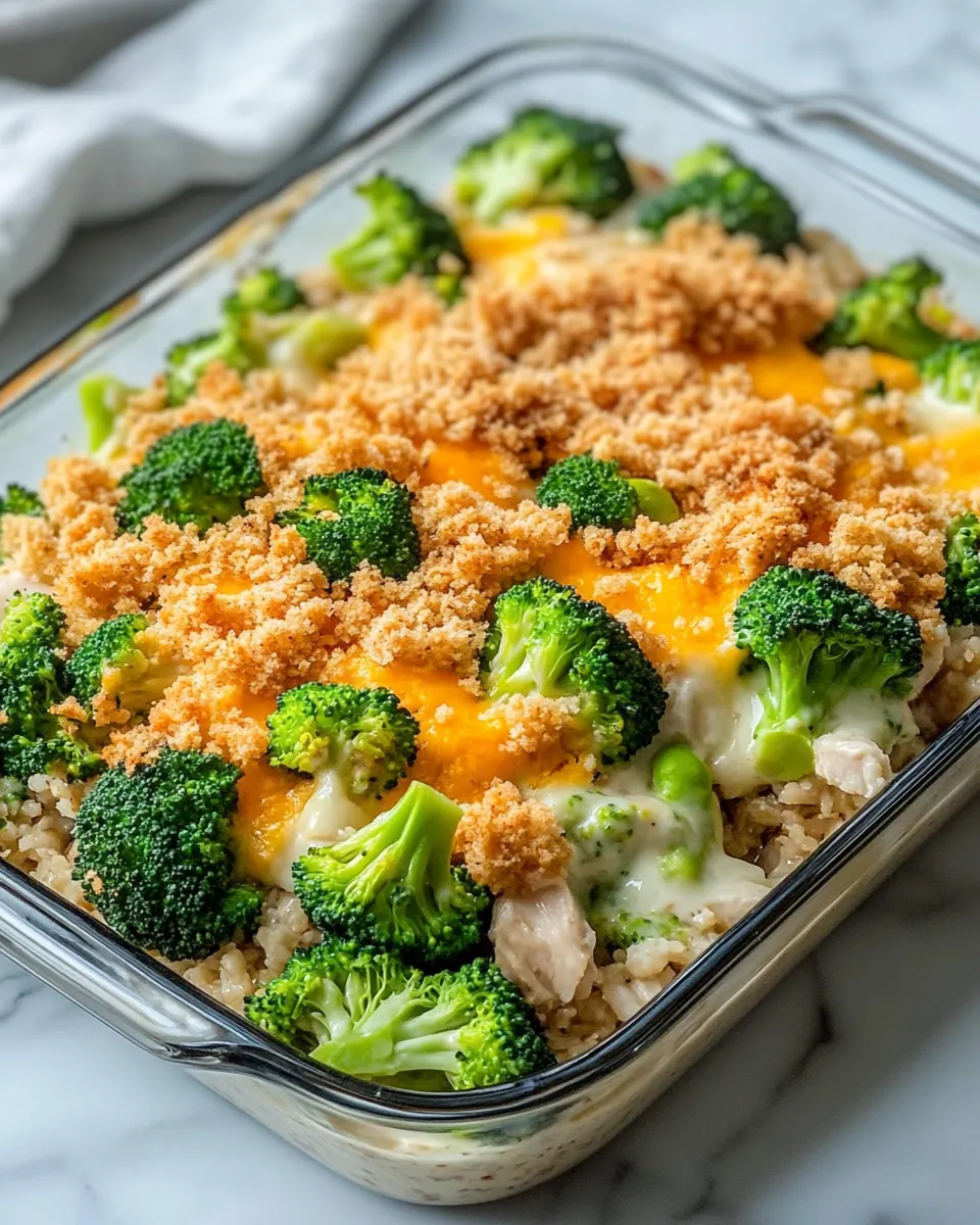 Classic Chicken and Broccoli Casserole recipe image