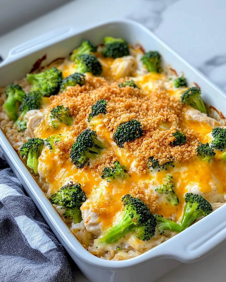 Easy Chicken and Broccoli Casserole dish photo