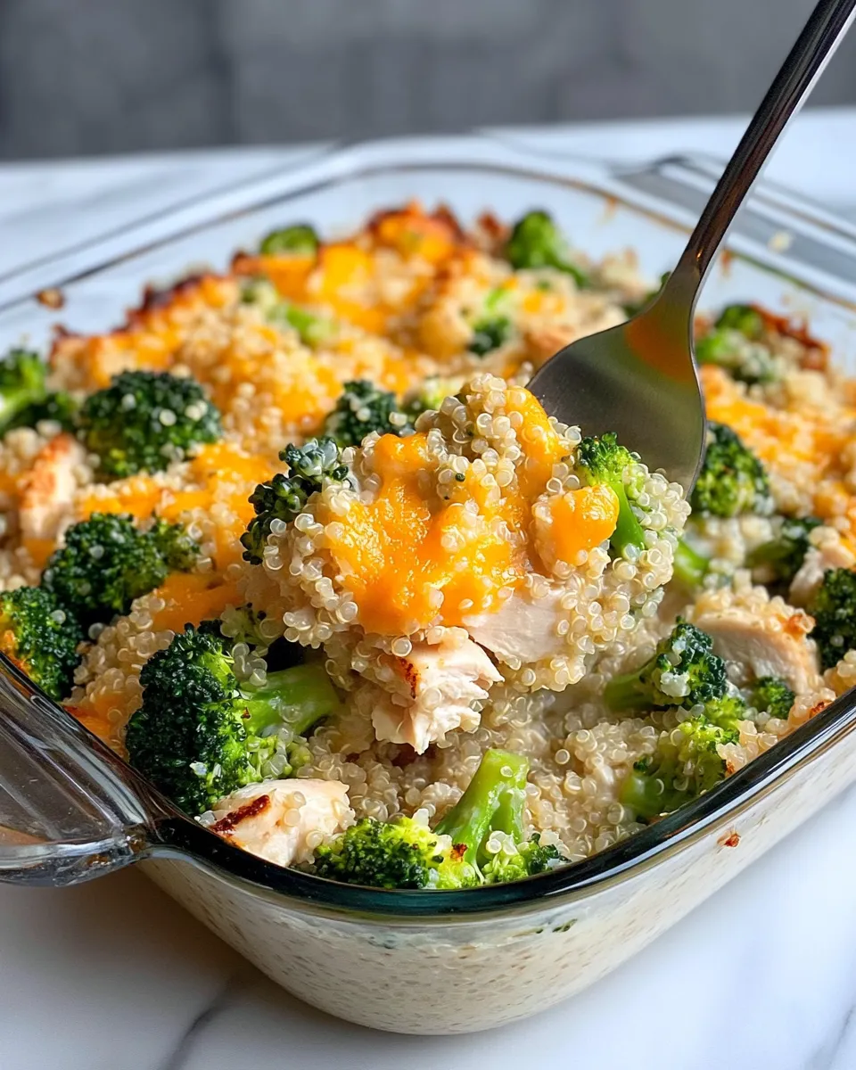 Delicious Chicken and Broccoli Quinoa Casserole picture