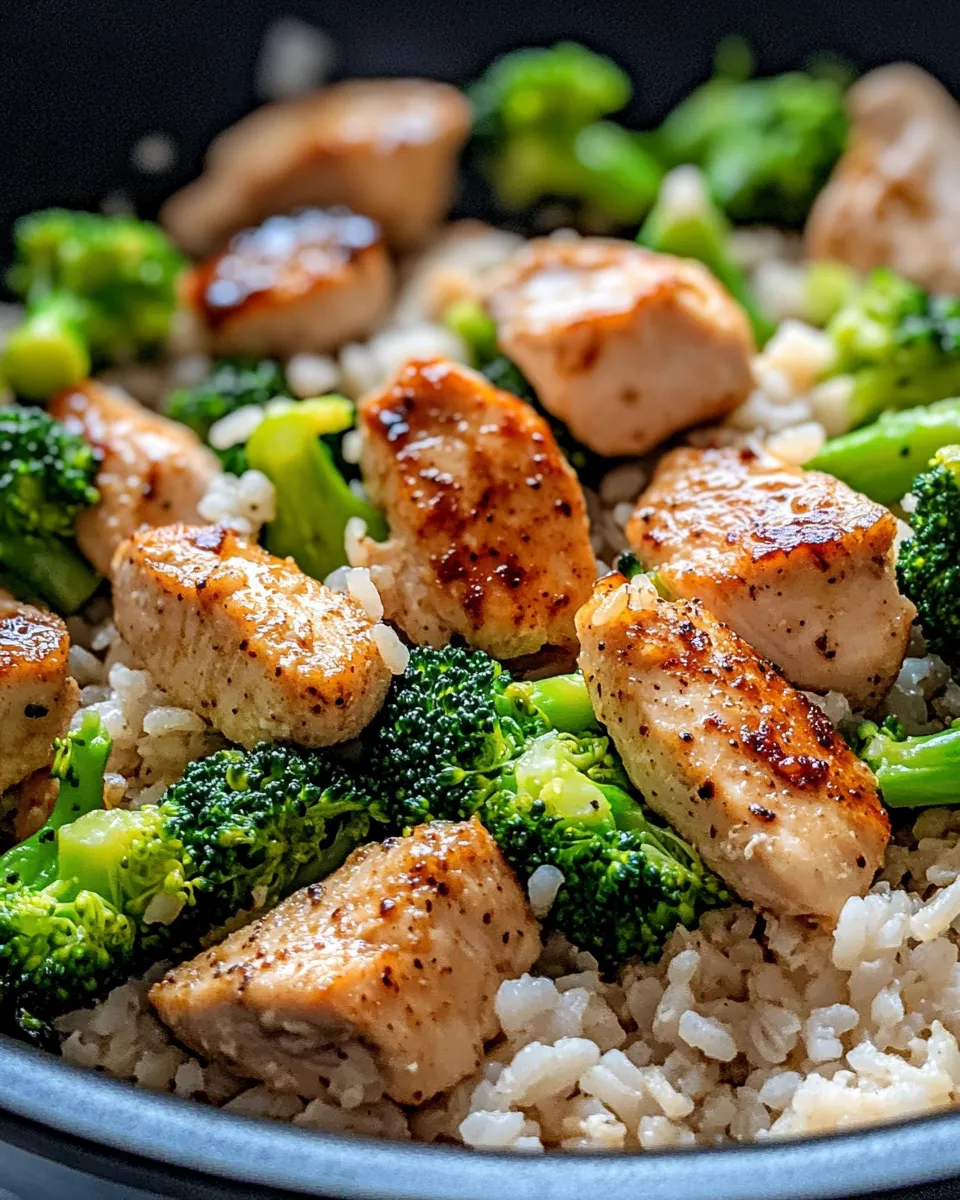 Homemade Chicken and Broccoli Rice Skillet photo
