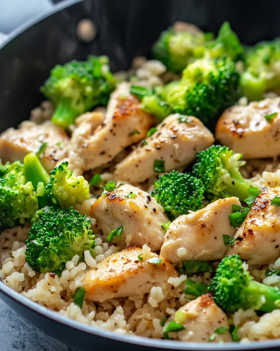 Easy Chicken and Broccoli Rice Skillet recipe photo