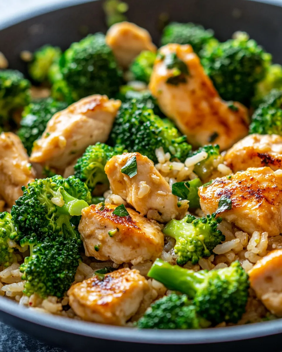 Delicious Chicken and Broccoli Rice Skillet dish photo