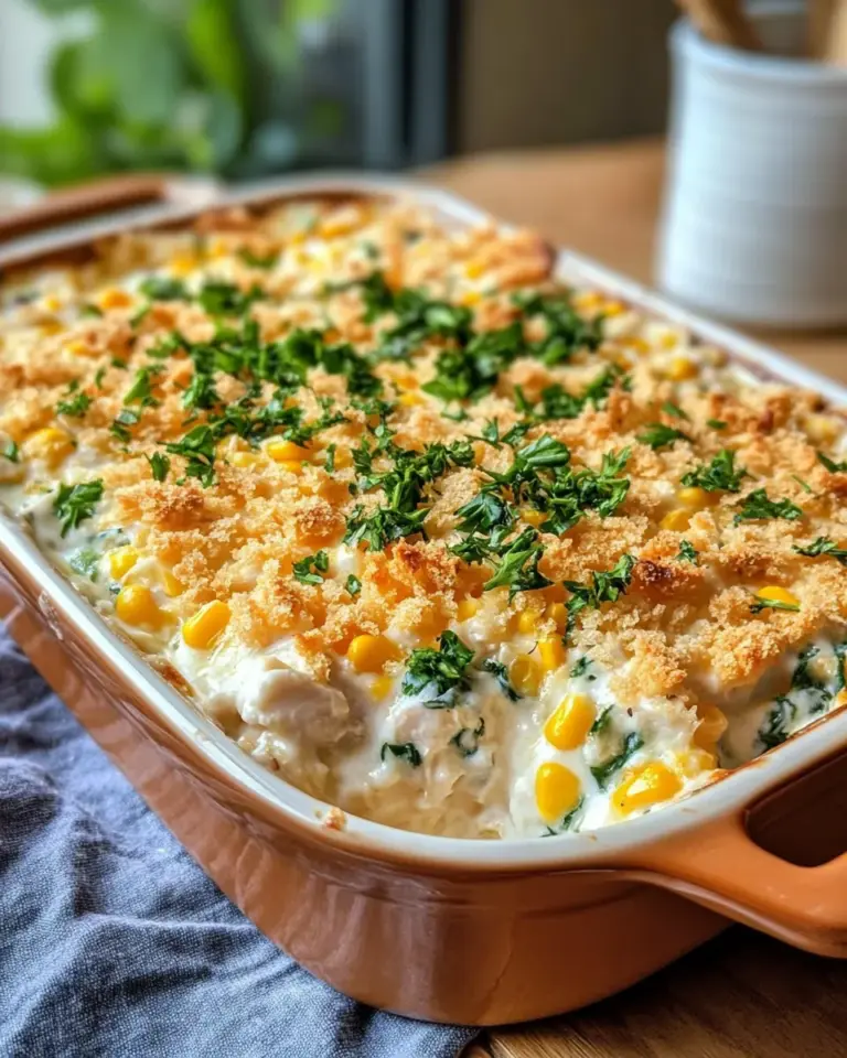 Homemade Chicken and Corn Casserole photo