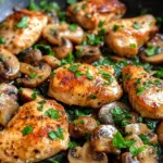 Homemade Chicken and Mushroom Skillet recipe photo