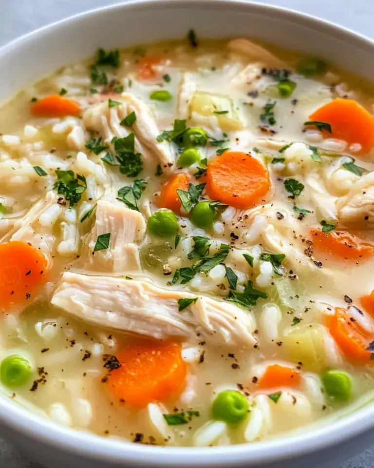 Homemade Chicken and Rice Soup recipe photo