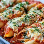 Homemade Chicken and Spinach Stuffed Shells recipe photo