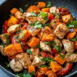 Homemade Chicken and Sweet Potato Skillet photo