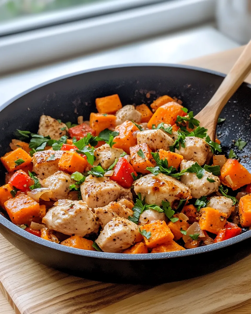 Classic Chicken and Sweet Potato Skillet image