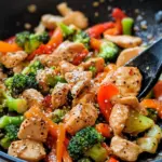 Homemade Chicken and Veggie Stir Fry recipe photo