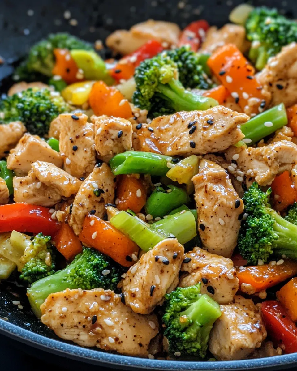 Classic Chicken and Veggie Stir Fry dish photo