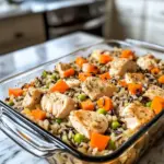 Homemade Chicken and Wild Rice Bake recipe photo