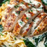 Homemade Creamy Chicken Florentine photo